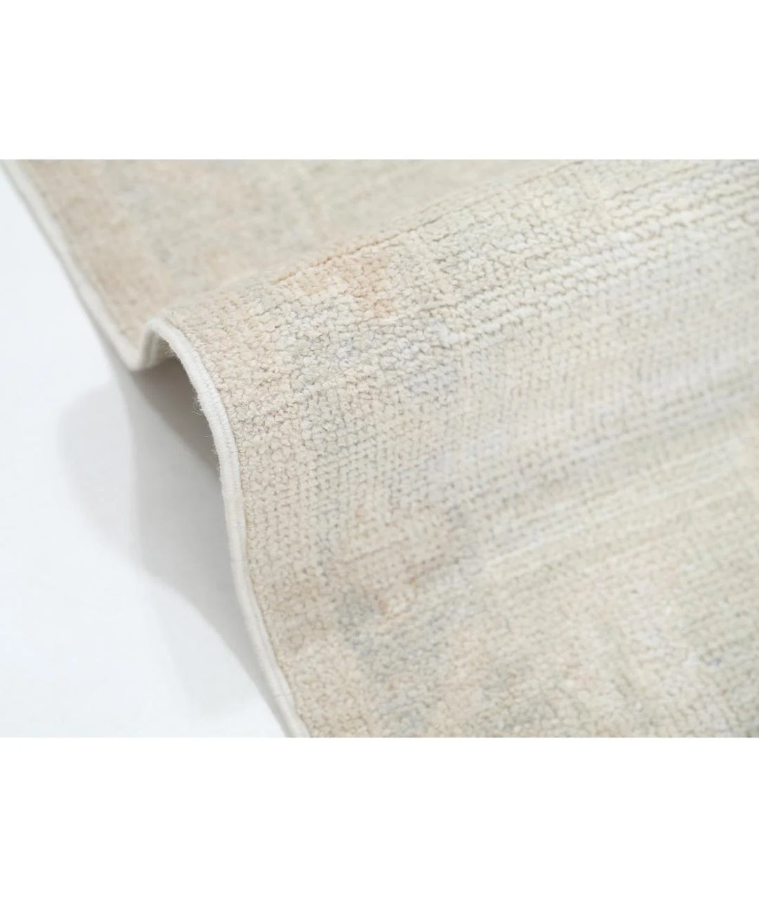 Ivory Afghan Oushak Rug 8' 3" x 10' 0" Hand-Knotted | No. AT14843