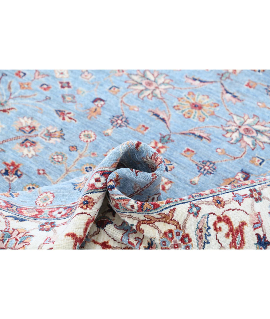 Afghan Ziegler Farhan Rug 5' 9" x 7' 9" Hand-Knotted | No. AT14855