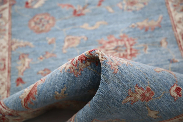 Afghan Ziegler Rug 2' 6" x 9' 10" Hand-Knotted | No. AT14885