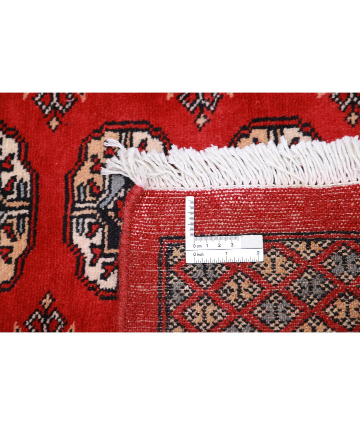 Pakistani Bokhara Rug 8' 0" x 9' 11" Hand-Knotted | No. AT14925