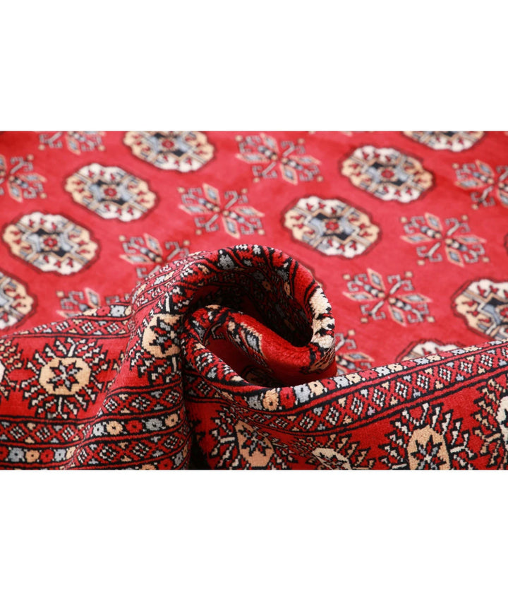Pakistani Bokhara Rug 8' 0" x 9' 11" Hand-Knotted | No. AT14925