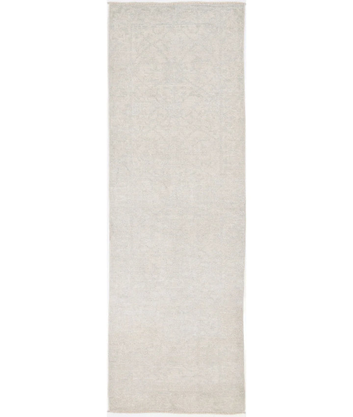 Afghan Oushak Rug 3' 0" x 9' 8" Hand-Knotted | No. AT14937