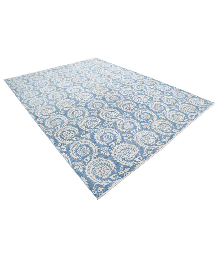 Afghan Oriental Rug 8' 9" x 11' 5" Hand-Knotted | No. AT15150