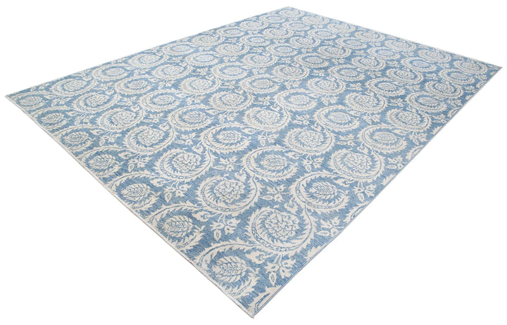 Afghan Oriental Rug 8' 9" x 11' 5" Hand-Knotted | No. AT15150