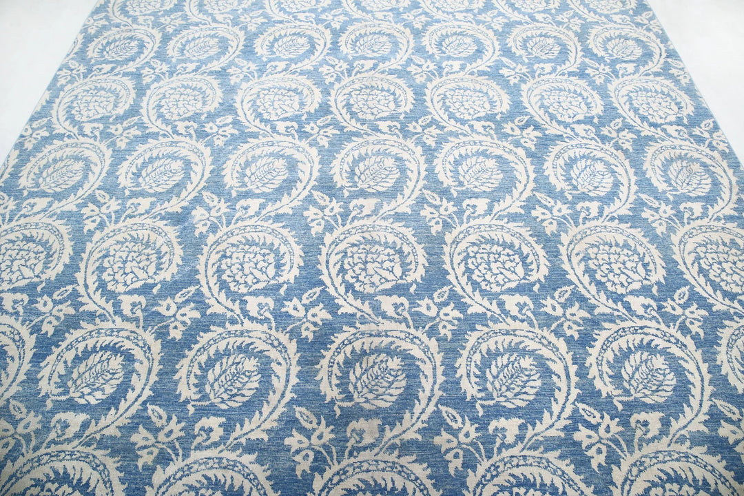 Afghan Oriental Rug 8' 9" x 11' 5" Hand-Knotted | No. AT15150