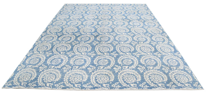 Afghan Oriental Rug 8' 9" x 11' 5" Hand-Knotted | No. AT15150