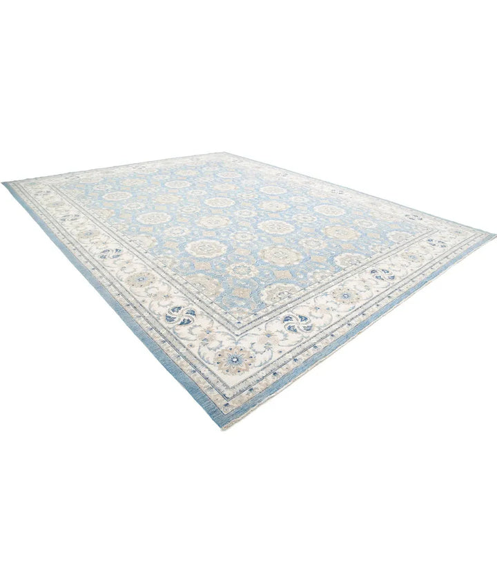 Afghan Serenity Rug 13' 2" x 16' 10" Hand-Knotted | No. AT15201
