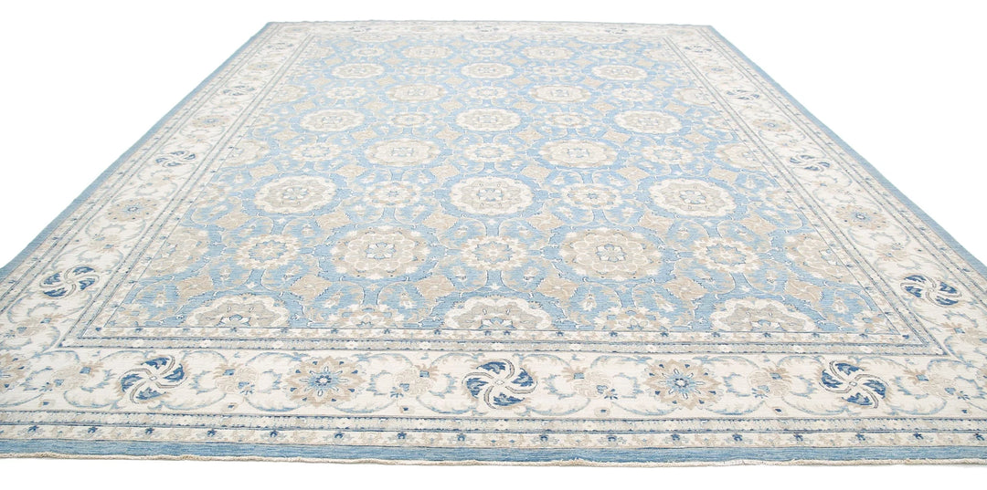 Afghan Serenity Rug 13' 2" x 16' 10" Hand-Knotted | No. AT15201