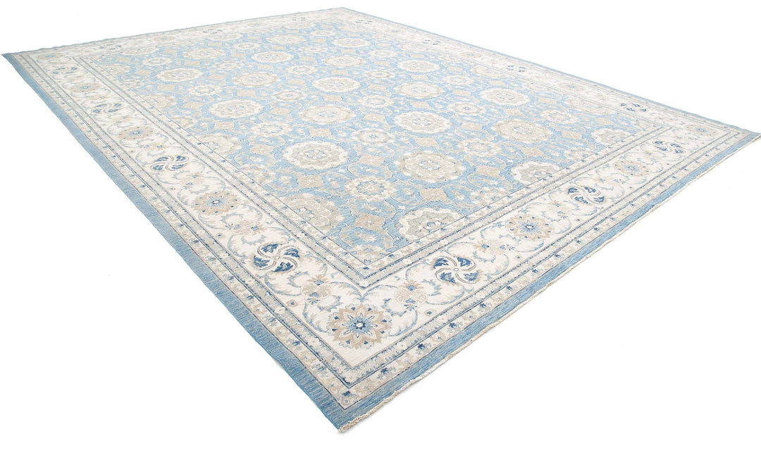 Afghan Serenity Rug 13' 2" x 16' 10" Hand-Knotted | No. AT15201
