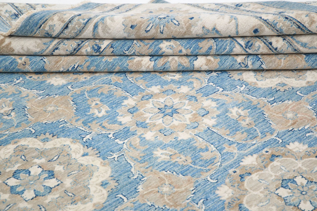 Afghan Serenity Rug 13' 2" x 16' 10" Hand-Knotted | No. AT15201