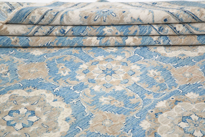 Afghan Serenity Rug 13' 2" x 16' 10" Hand-Knotted | No. AT15201