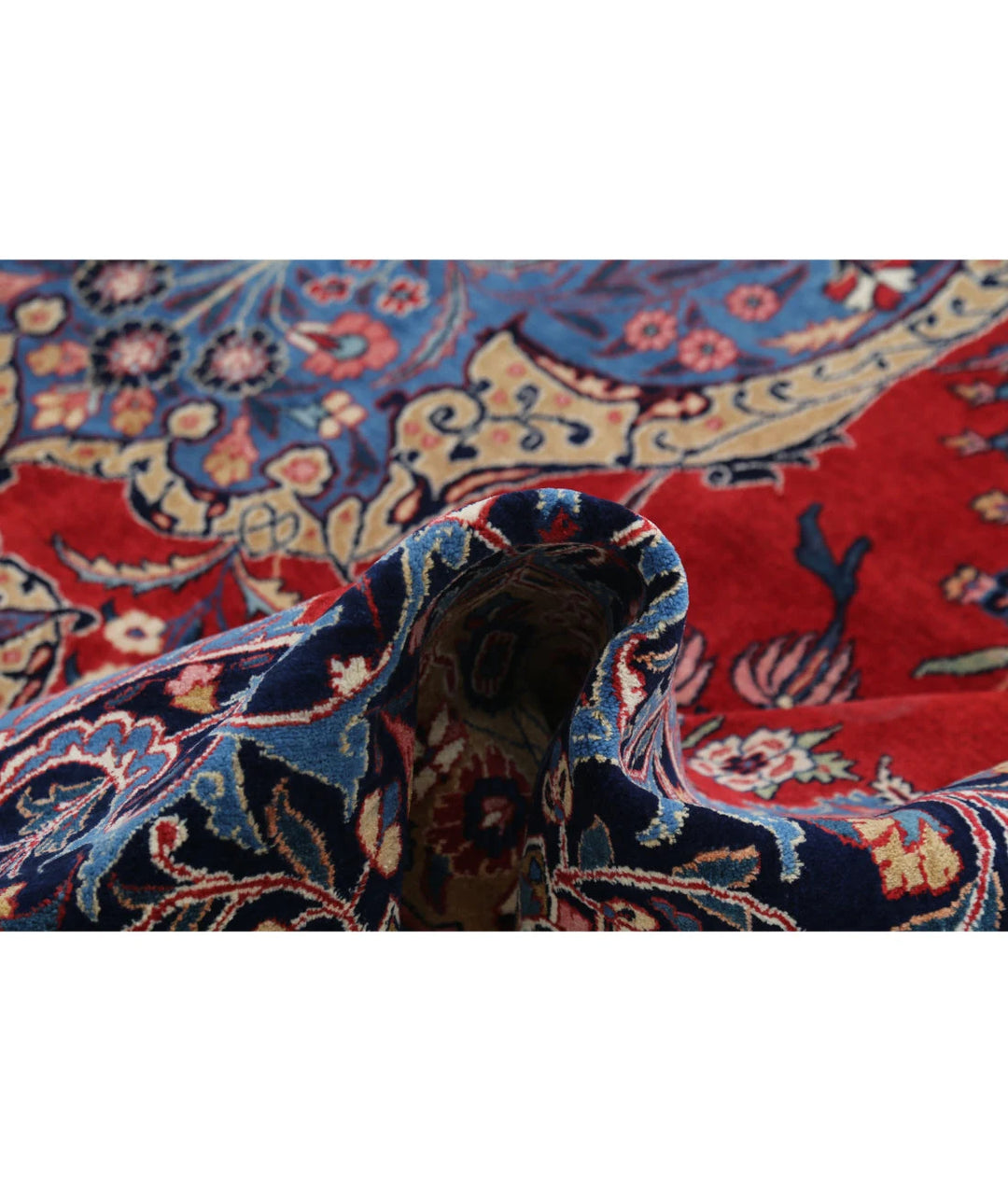Persian Mashad Rug 10' 7" x 13' 7" Hand-Knotted | No. AT15259