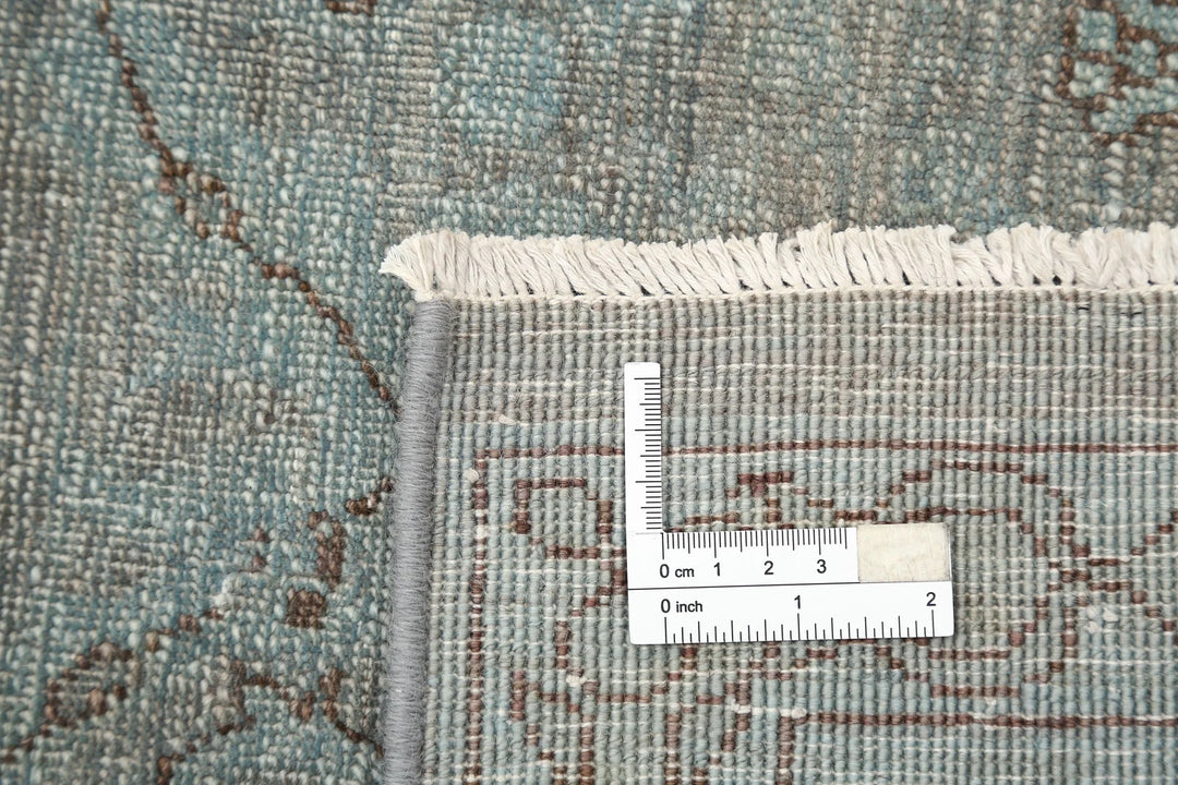 Afghan Oriental Rug 7' 11" x 10' 1" Hand-Knotted | No. AT15337