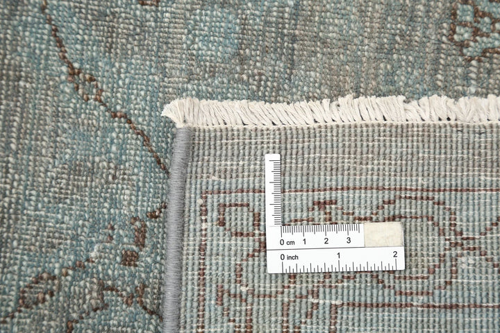 Afghan Oriental Rug 7' 11" x 10' 1" Hand-Knotted | No. AT15337