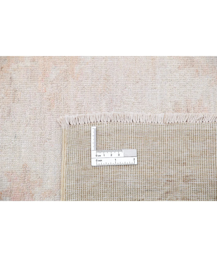 Ivory Afghan Serenity Rug 11' 9" x 14' 6" Hand-Knotted | No. AT153473