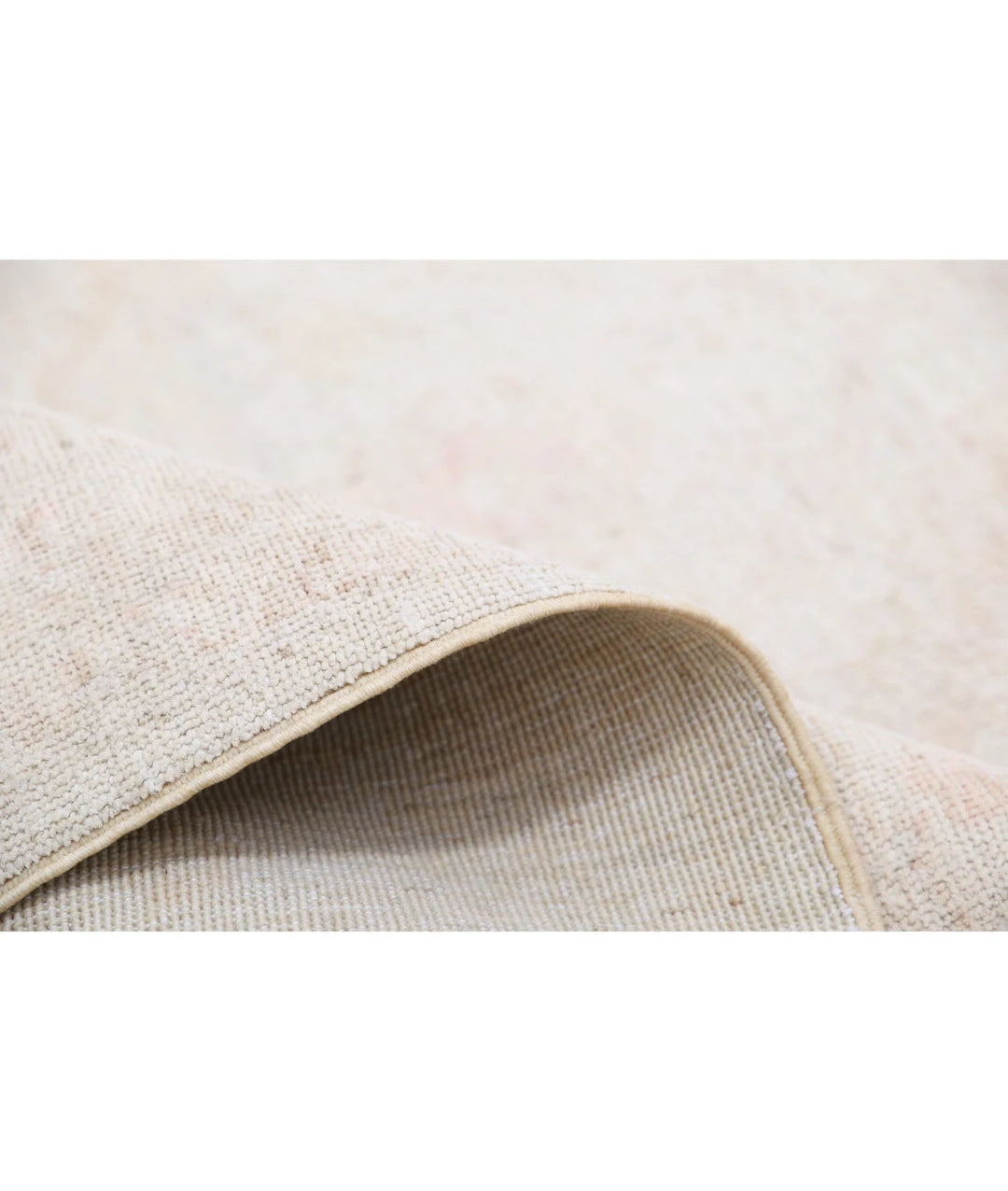 Ivory Afghan Serenity Rug 11' 9" x 14' 6" Hand-Knotted | No. AT153473