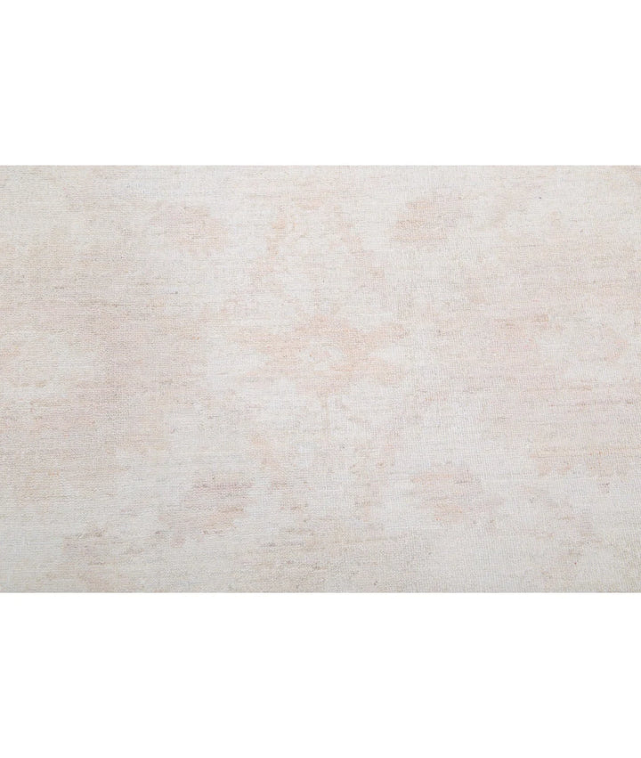 Ivory Afghan Serenity Rug 11' 9" x 14' 6" Hand-Knotted | No. AT153473