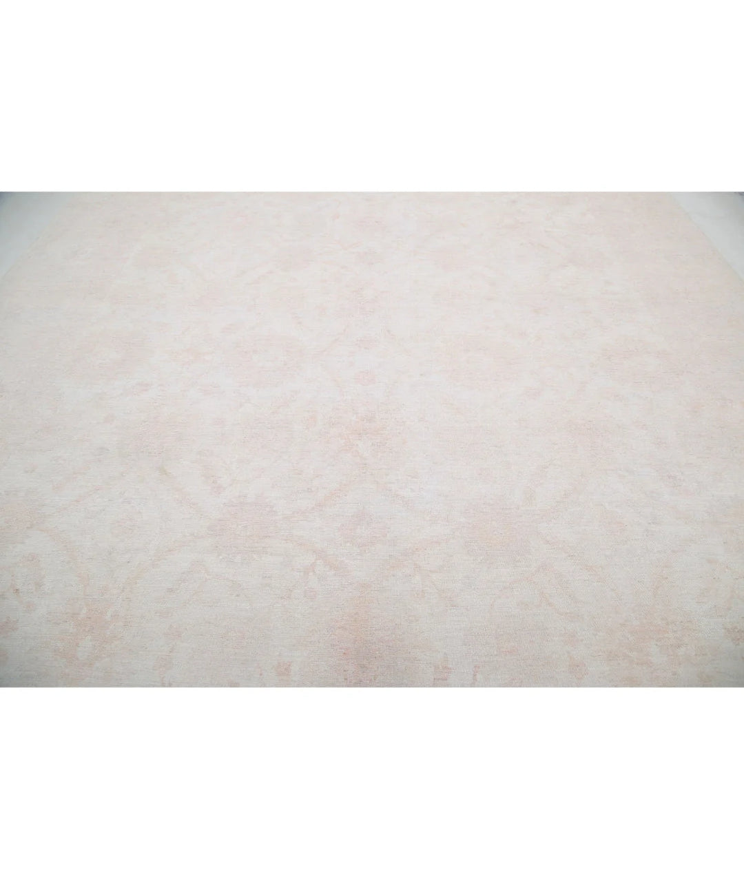 Ivory Afghan Serenity Rug 11' 9" x 14' 6" Hand-Knotted | No. AT153473