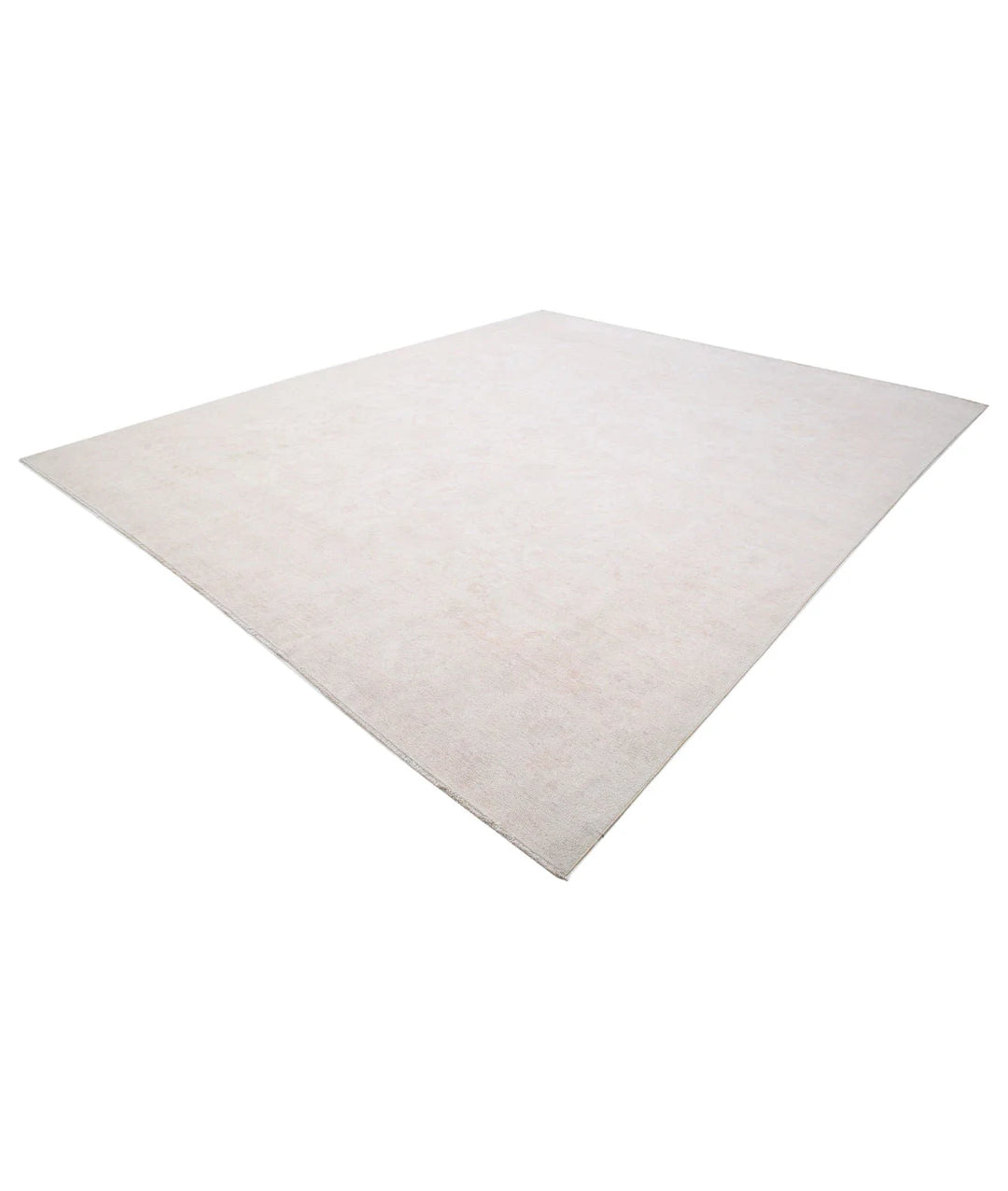 Ivory Afghan Serenity Rug 11' 9" x 14' 6" Hand-Knotted | No. AT153473