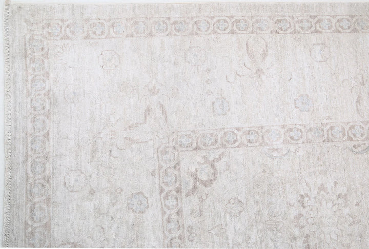 Afghan Serenity Rug 7' 11" x 9' 9" Hand-Knotted | No. AT15360
