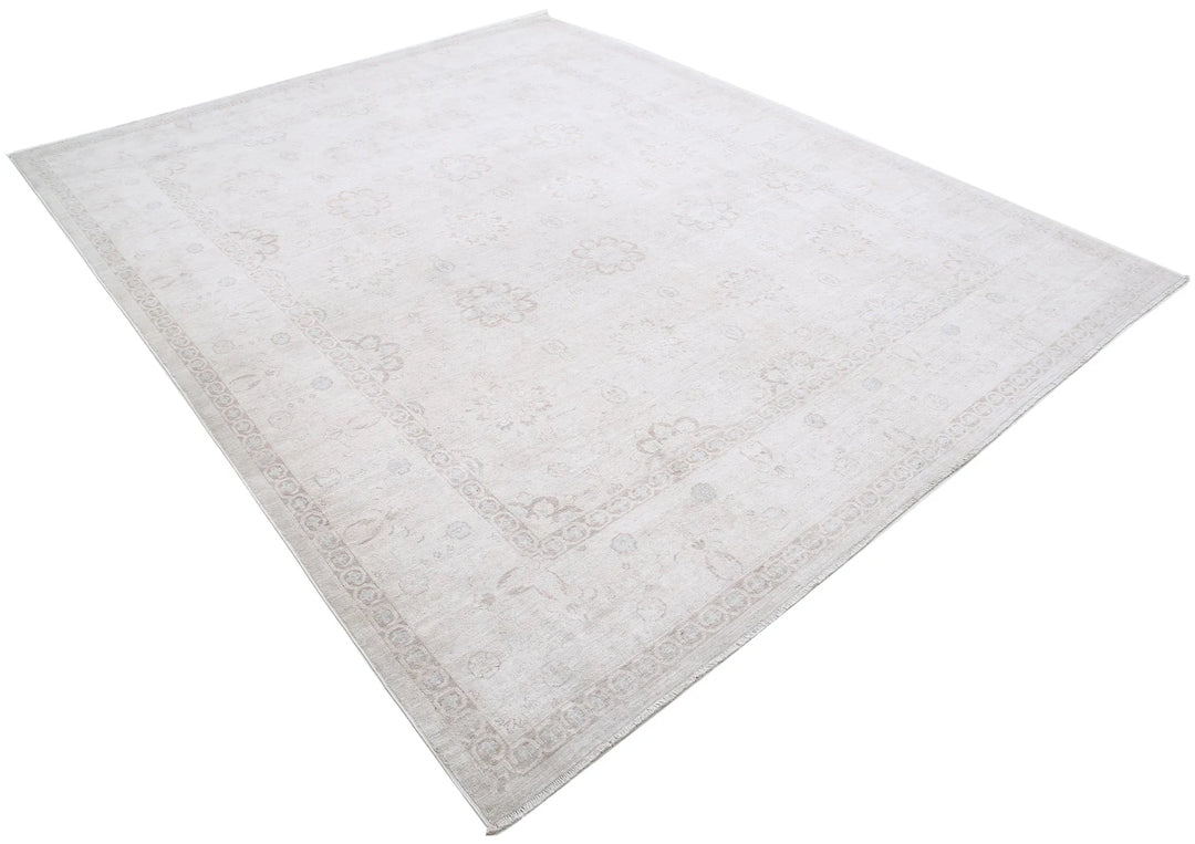 Afghan Serenity Rug 7' 11" x 9' 9" Hand-Knotted | No. AT15360