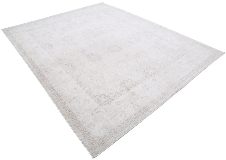 Afghan Serenity Rug 7' 11" x 9' 9" Hand-Knotted | No. AT15360