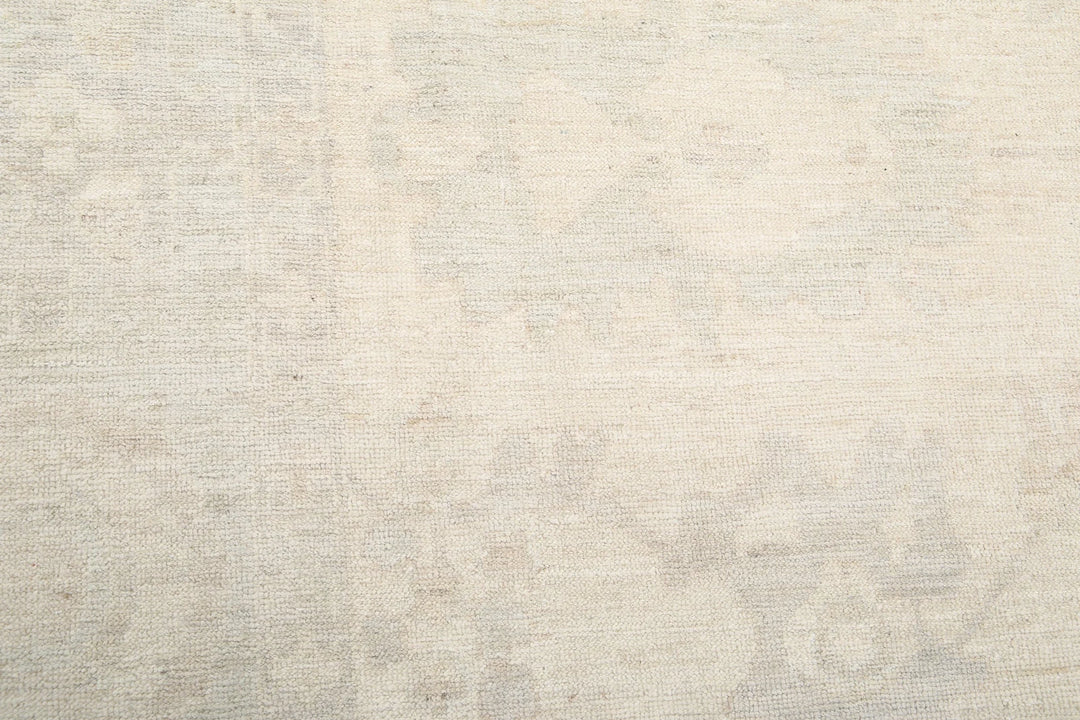 Afghan Oushak Rug 9' 11" x 13' 1" Hand-Knotted | No. AT15453