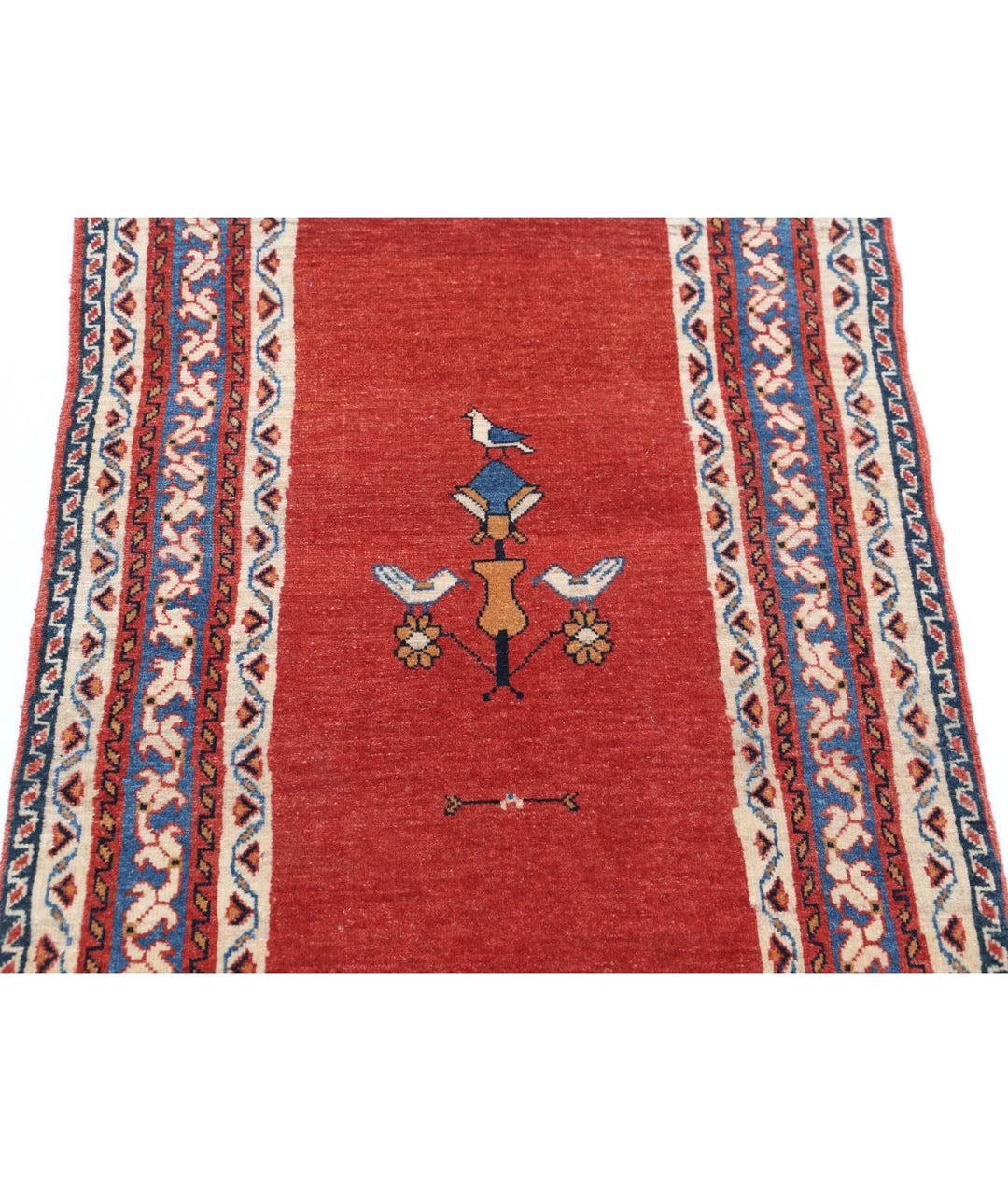 Persian Gabbeh Rug 2' 4" x 3' 6" Hand-Knotted | No. AT15497