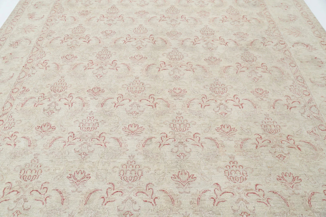 Afghan Serenity Rug 8' 10" x 11' 5" Hand-Knotted | No. AT15529