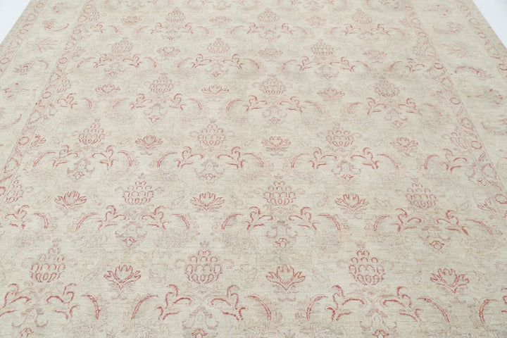 Afghan Serenity Rug 8' 10" x 11' 5" Hand-Knotted | No. AT15529
