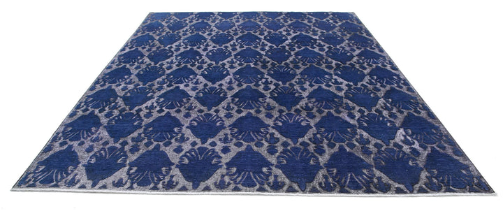 Afghan Oriental Rug 8' 11" x 11' 5" Hand-Knotted | No. AT15742