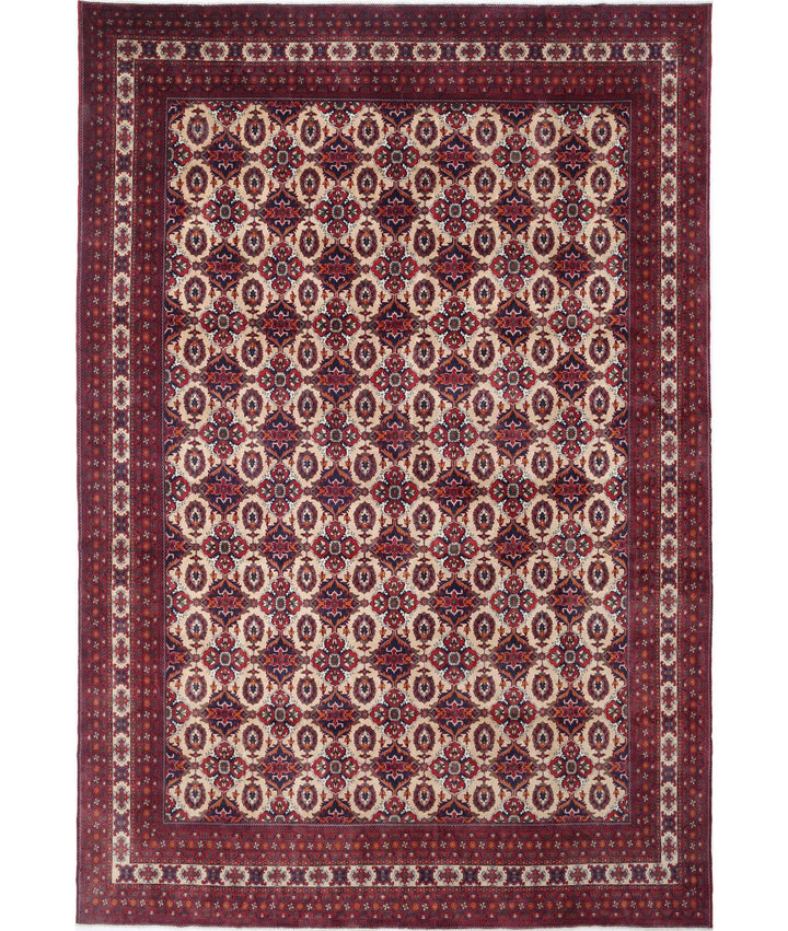 Afghan Khamyab Rug 13' 0" x 18' 11" Hand-Knotted | No. AT15790