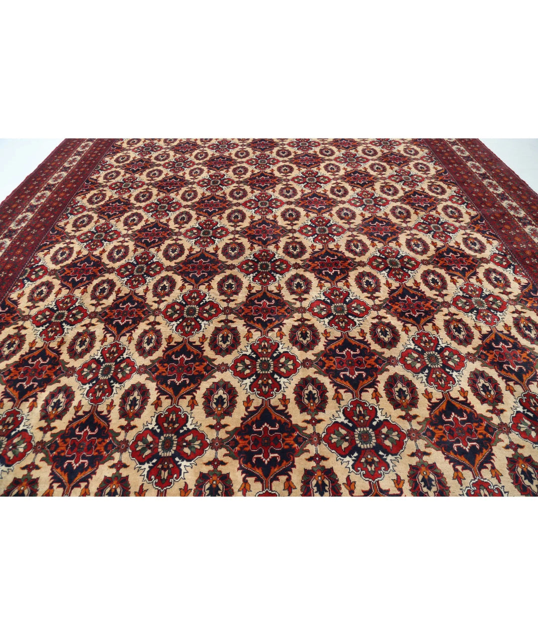 Afghan Khamyab Rug 13' 0" x 18' 11" Hand-Knotted | No. AT15790