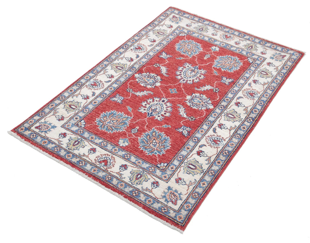 Afghan Ziegler Farhan Rug 2' 9" x 4' 3" Hand-Knotted | No. AT15850
