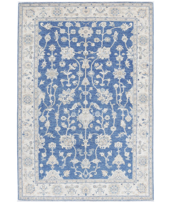 Afghan Ziegler Farhan Rug 3' 10" x 6' 0" Hand-Knotted | No. AT15954