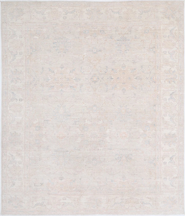 Afghan Serenity Rug 8' 1" x 9' 8" Hand-Knotted | No. AT16130