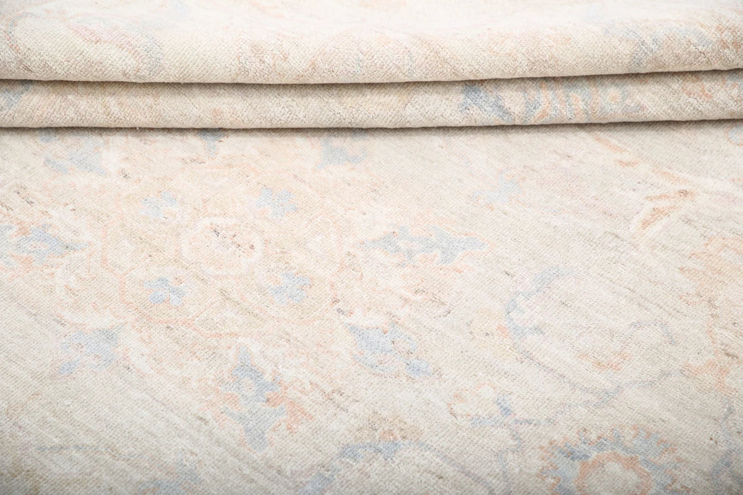 Afghan Serenity Rug 8' 1" x 9' 8" Hand-Knotted | No. AT16130