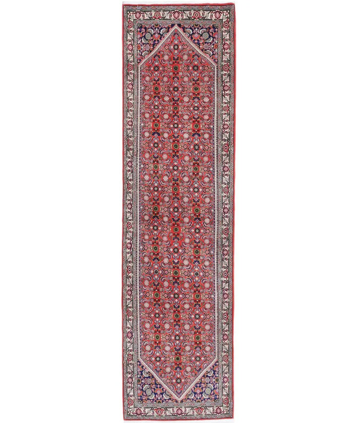 Persian Bijar Runner Rug 2' 5" x 9' 7" Hand-Knotted | No. AT16133