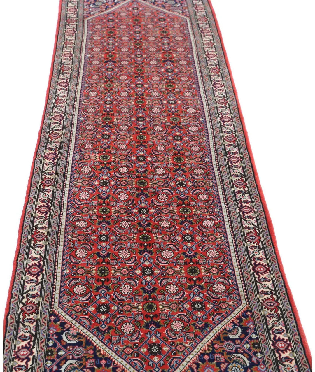 Persian Bijar Runner Rug 2' 5" x 9' 7" Hand-Knotted | No. AT16133