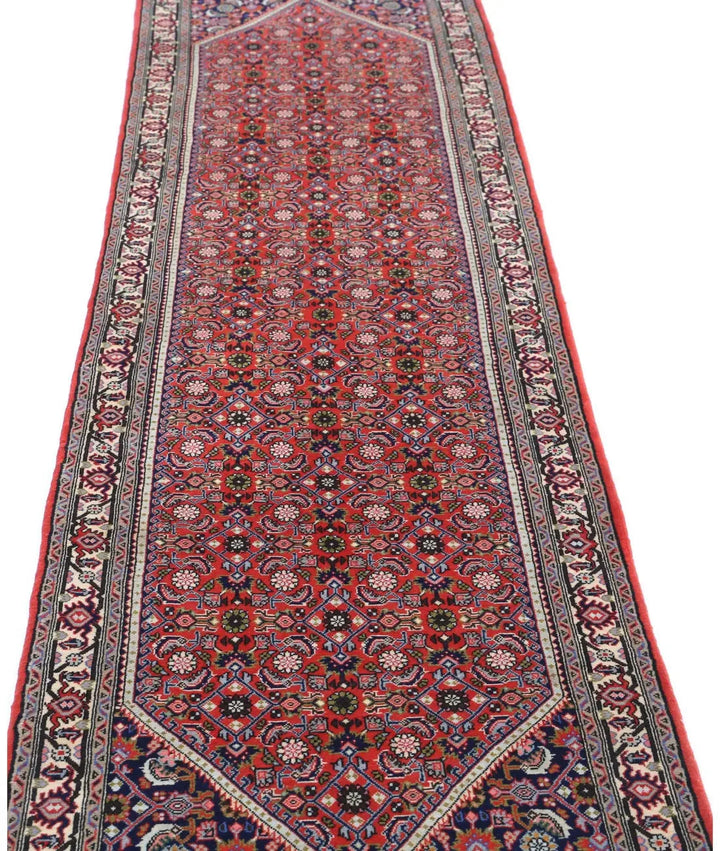 Persian Bijar Runner Rug 2' 5" x 9' 7" Hand-Knotted | No. AT16133