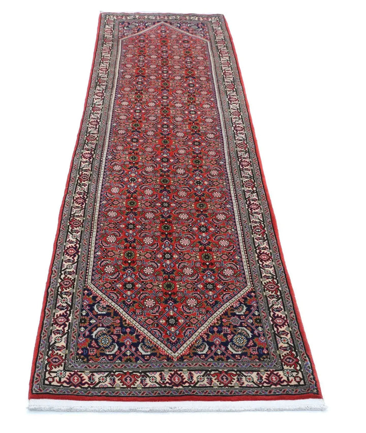 Persian Bijar Runner Rug 2' 5" x 9' 7" Hand-Knotted | No. AT16133