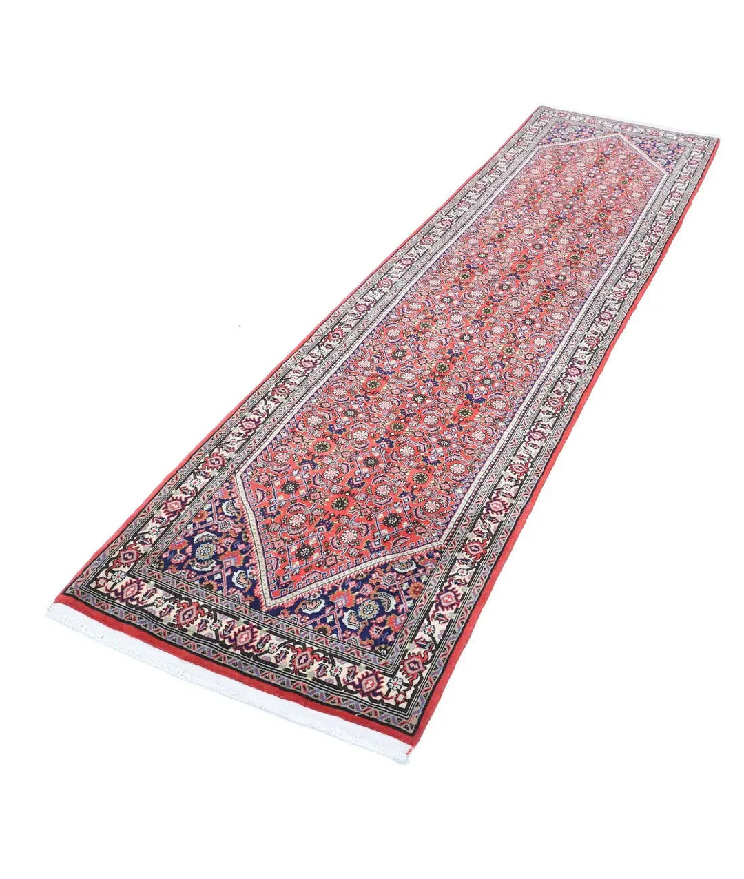 Persian Bijar Runner Rug 2' 5" x 9' 7" Hand-Knotted | No. AT16133