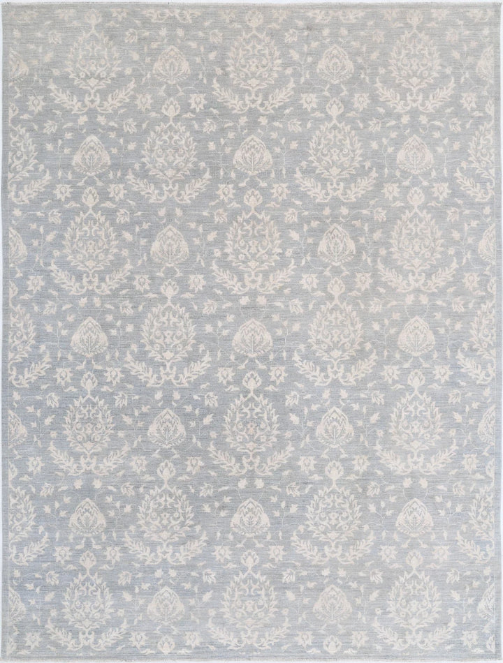 Afghan Oriental Rug 9' 0" x 11' 11" Hand-Knotted | No. AT16292