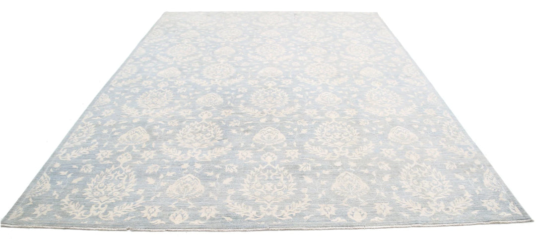 Afghan Oriental Rug 9' 0" x 11' 11" Hand-Knotted | No. AT16292