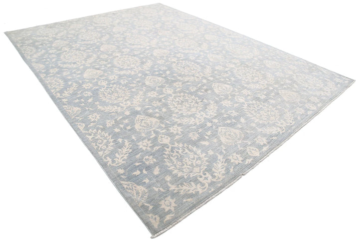 Afghan Oriental Rug 9' 0" x 11' 11" Hand-Knotted | No. AT16292