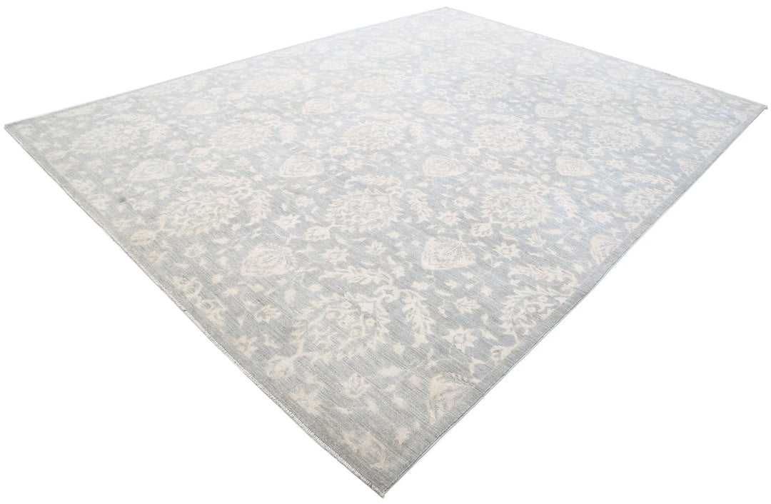 Afghan Oriental Rug 9' 0" x 11' 11" Hand-Knotted | No. AT16292