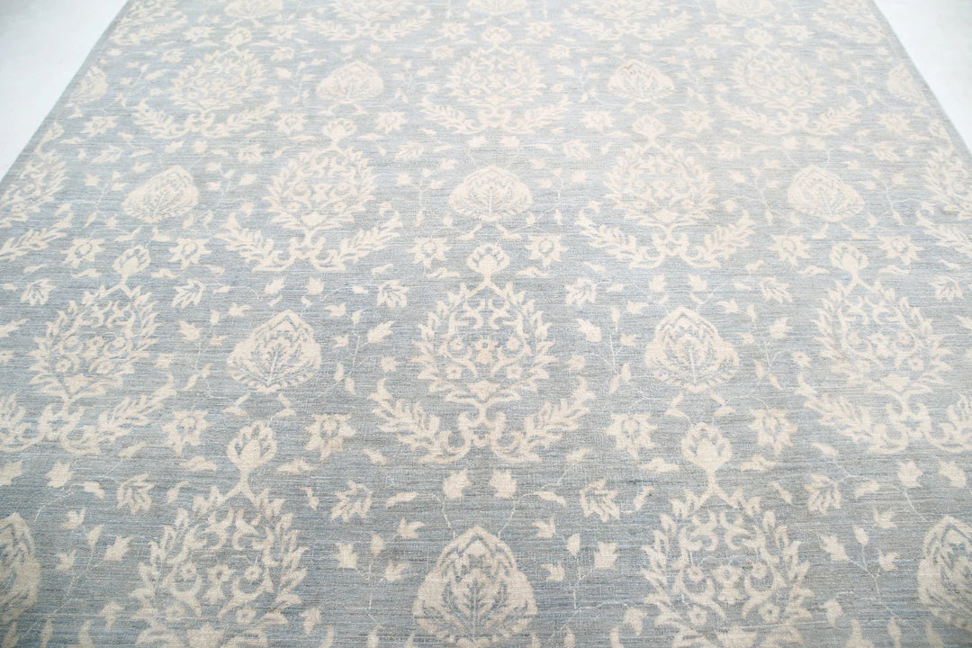 Afghan Oriental Rug 9' 0" x 11' 11" Hand-Knotted | No. AT16292