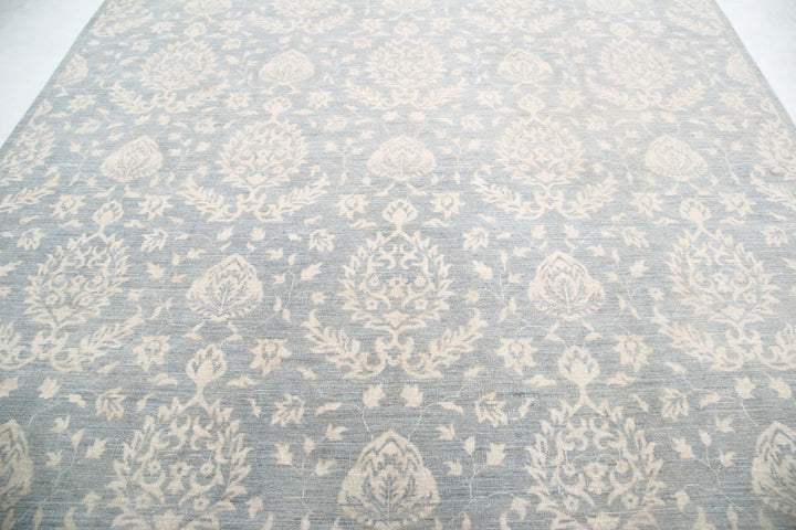 Afghan Oriental Rug 9' 0" x 11' 11" Hand-Knotted | No. AT16292