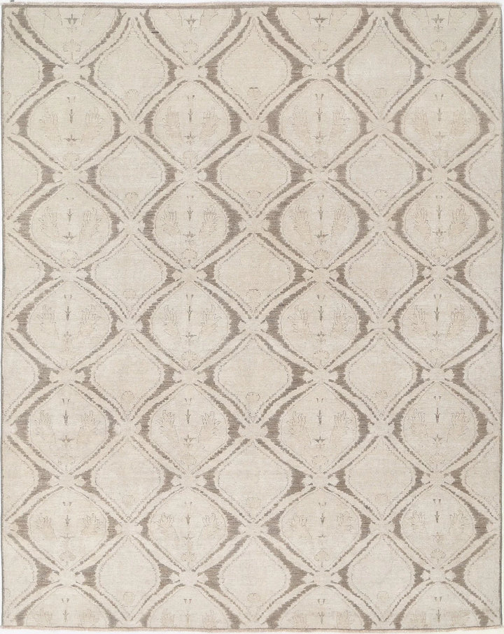 Afghan Oriental Rug 8' 7" x 10' 10" Hand-Knotted | No. AT16538
