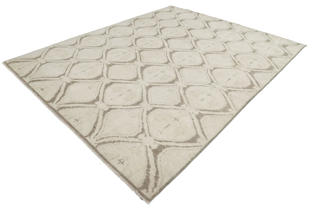 Afghan Oriental Rug 8' 7" x 10' 10" Hand-Knotted | No. AT16538